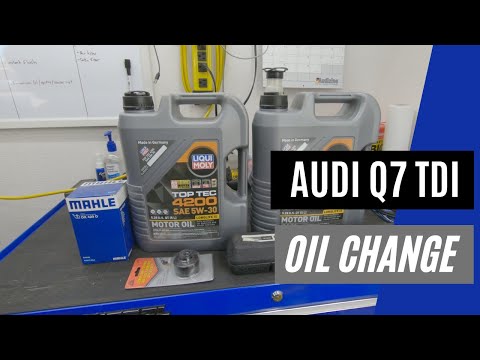 Audi Q7 TDI Oil Change