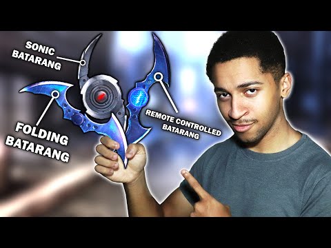 I Created Practical ADVANCED Batarangs...