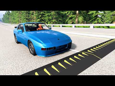Spike Strip High Speed Crashes #80 – BeamNG Drive | CrashBoomPunk