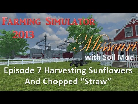 Farming Simulator 2013 Missouri E7 - Harvesting Sunflowers