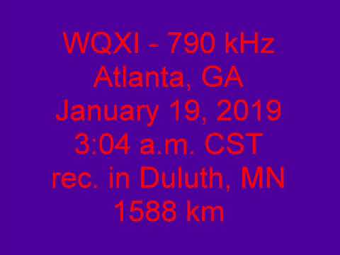 WQXI 790   Atlanta, GA 2019 01 19 03 03 53 AM CST