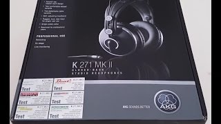 AKG K271 MKII Unboxing and Review