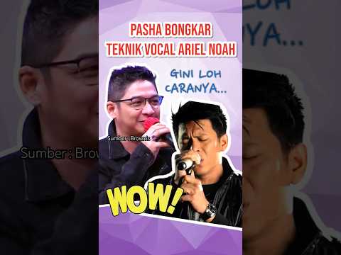 Akhirnya Terbongkar‼️ Pasha Ungu Menirukan Teknik Vocal Ariel Noah #arielnoah #pashaungu #reaction