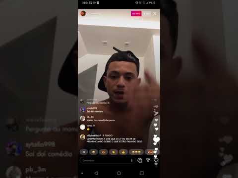 LX faz live  explanando meno tody é play boy  ,seu empresário fala q o meno t bateu no alga