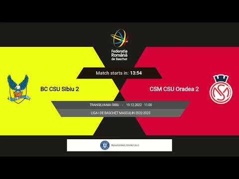 L1BM 2022-2023: BC CSU Sibiu 2 - CSM CSU Oradea 2
