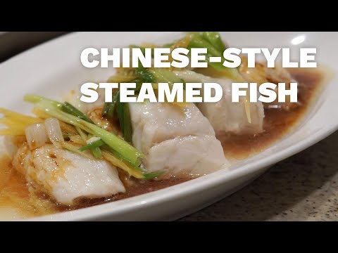 Cantonese Chinese Steamed Fish with Soy Sauce in 10 Minutes or Less