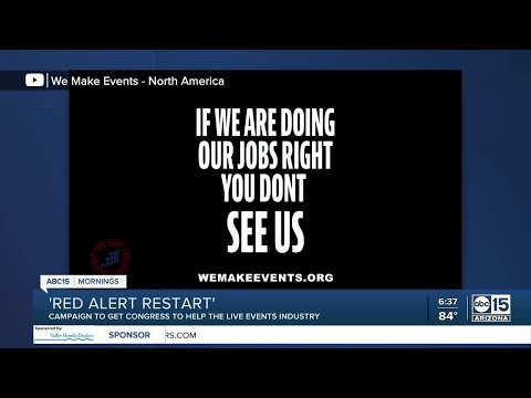 Phoenix event producers to light their buildings red for 'Red Alert Restart'