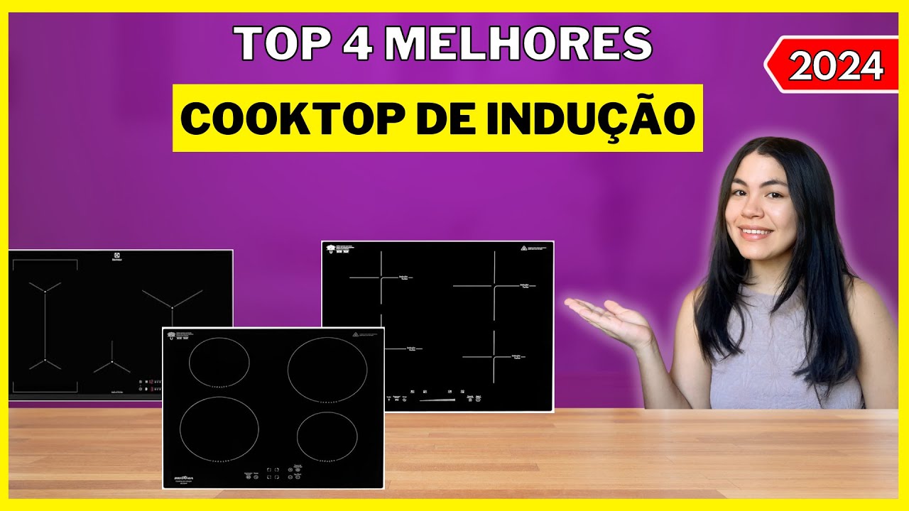 Qual o MELHOR Cooktop de Indução 4 Bocas | TOP 4 Melhores Cooktop de Indução 2024