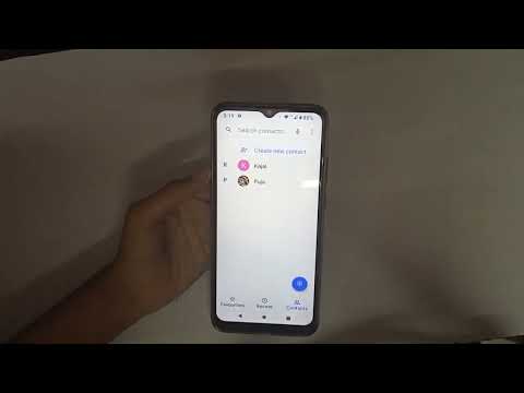 How to save contact number in Moto e7 – Hindi