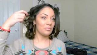 CURLING SHORT HAIR (SHOULDER LENGTH HAIR)