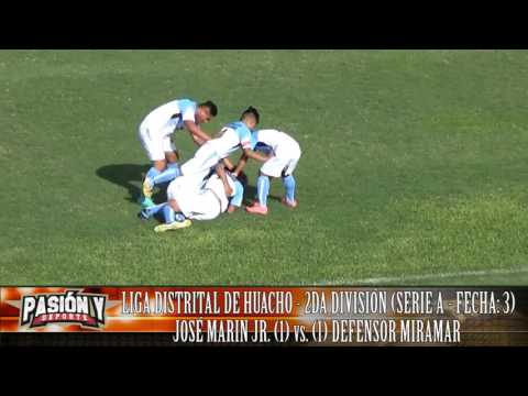 JOSÉ MARIN JR (1) vs. (1) DEFENSOR MIRAMAR (FECHA: 3 - SERIE A) 2DA DIVISIÓN