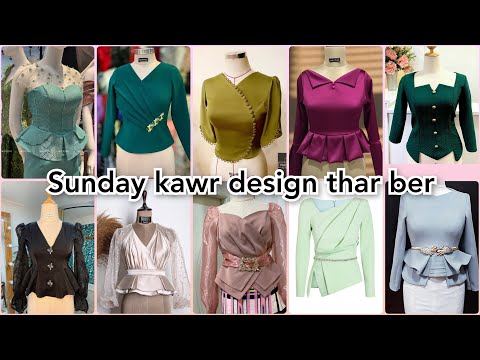 Sunday kawr design thar ber || Sunday kawrfaul || mizo Sunday dress designs 
