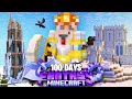 I Survived 100 Days In FANTASY Minecraft Hardcore