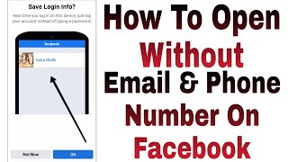 How to Open Without Email Phone number Facebook Account !! Technical Master )