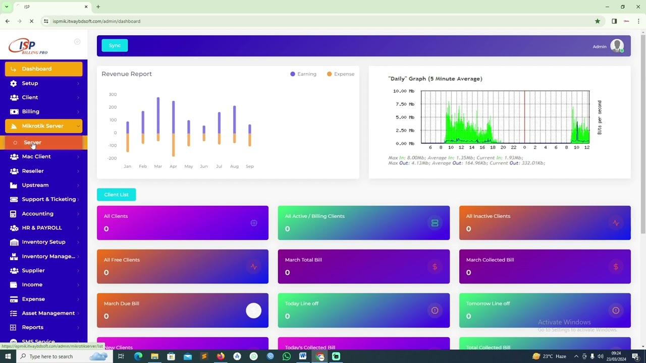 how to add microtik server our billing software . isp billing & management software . Isp billig pro