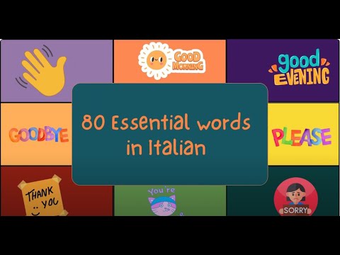 Learn Italian in 10 Minutes a Day with 80 Essential Words