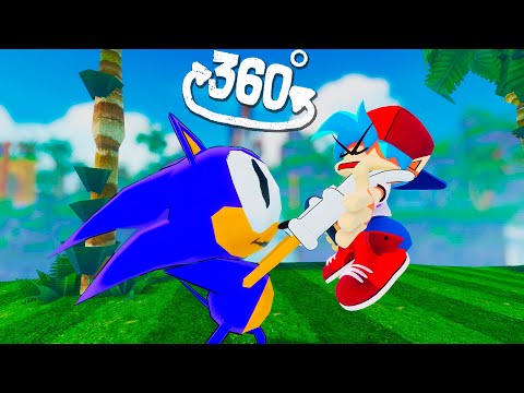 360° Sonic Rewrite Animation Friday Night Funkin