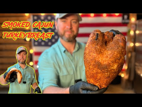 Smoked Cajun Bone-In Turkey Breast | Dry Brined, Injected & Basted in Cajun Butter