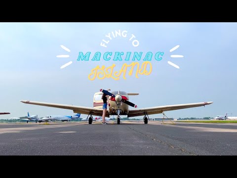 Flying to Mackinac Island with my Boyfriend! (Cross country to KMCD with ATC Audio)