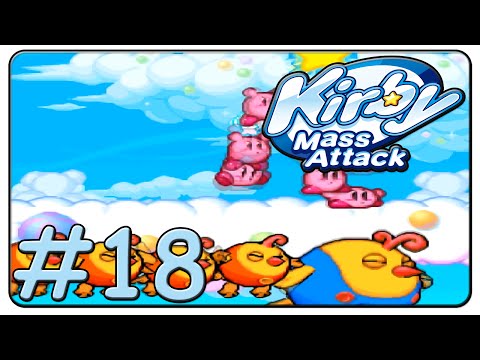 Kirby Mass Attack 100% Walkthrough Part 18 Dedede Resort Stage 11 & Boss