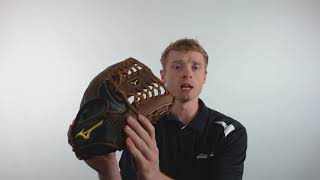 Video thumbnail: Mizuno Classic Future Pro 12.25" Youth Baseball Glove: GCP71F2