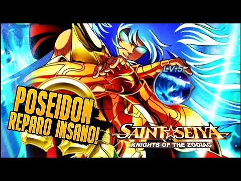 O MELHOR REPARO! POSEIDON VOLTANDO PRO GAME! CLOTH REPAIR | Saint Seiya Awakening