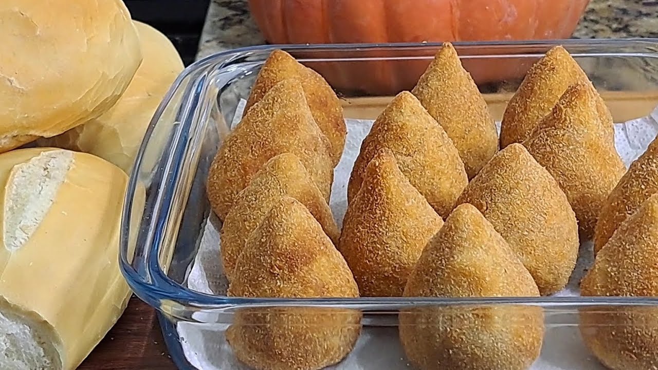 COXINHA de PÃO francês @helenitaalvescassao8242