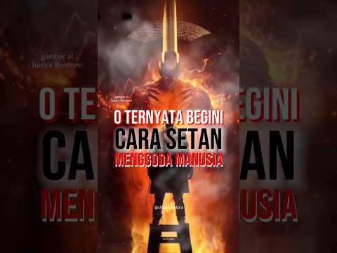 ternyata begini cara setan menggoda manusia‼️ada 4 jalan‼️ @doachannela #setan #islam #kajianislam