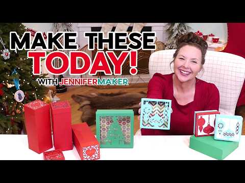 Make Easy Gift Boxes | 3 Paper Box Designs: Square, Windows, Tumbler!