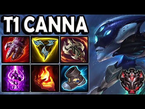 Camille TOP vs Gnar [ T1 Canna ] Patch 11.2 Korea Ranked ✅