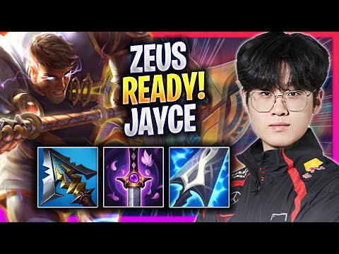 ZEUS IS READY TO PLAY JAYCE! - T1 Zeus Plays Jayce TOP vs Gragas! | Season 2024