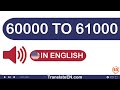 Numbers 60000 To 61000 In English Words