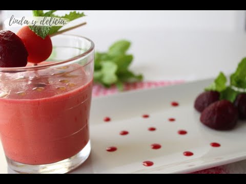 Receta de Gazpacho de Remolacha