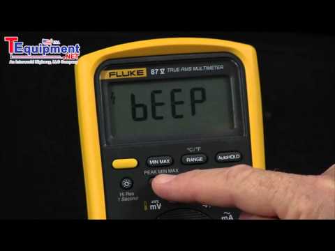 What Are The Power Up Options On The Fluke 87 V Multimeter