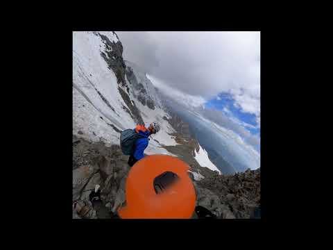 Rockfall at the Grand Couloir, Mont Blanc June 16, 2025