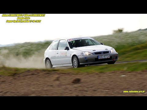 Adam FLORKIEWICZ / Albert FLORKIEWICZ - Honda Civic - Super Sprint Żyraków 17-10-2021