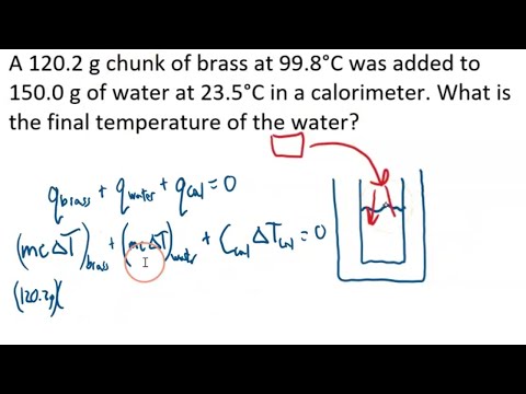 Constant Pressure Calorimetry - Exam Problem Fully Explained