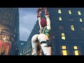 Street Fighter 6 Cammy Stretch Pose In Different Angles Free Camera Mod