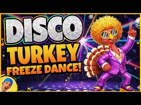 🟪 Disco Turkey Freeze Dance 🟪 Brain Break 🟪 Just Dance 🟪 Thanksgiving Brain Break