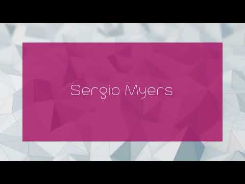 Sergio Myers - appearance