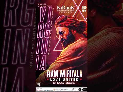 Ram Miriyala LIVE DMV | Telugu Concert Night 2026 | High Energy Show