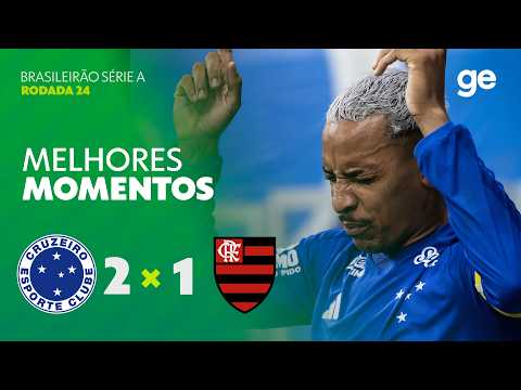 Gols e lances de Cruzeiro x Flamengo