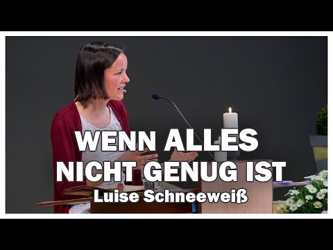 Luise Schneeweiß: When EVERYTHING isn't enough | 01.05.2021