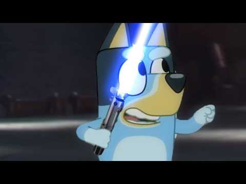 Bluey and Bingo vs. Count Dooku