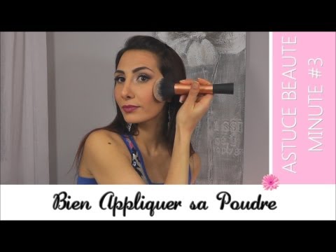 comment appliquer son fond de teint et sa poudre