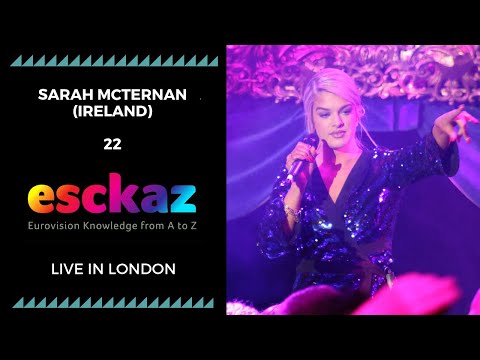 ESCKAZ in London: Sarah McTernan - Ireland - 22 (at London Eurovision Party 2019)