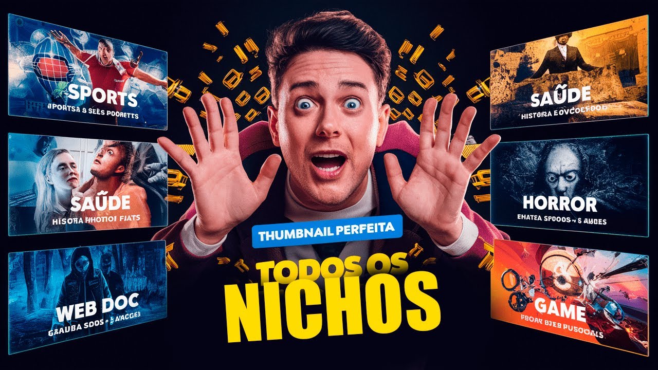 MÉTODO INOVADOR!📢Como Criar MINIATURAS para CADA nicho com IA + Chatgpt IMPOSSÍVEL de ser ignoradas!