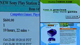 Browsing Gaming Websites & eBay in 2000