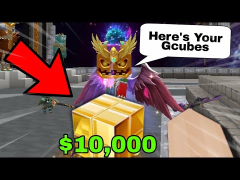 BedWars Developer gave me $10,000 Gcubes for FREE!! 🔥🤯(Blockman GO)