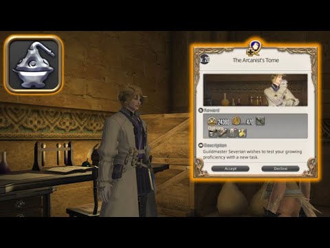 QQ - FFXIV - Alchemist Level 20 - The Arcanists Tome